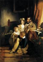 Amerling, Friedrich von - Rudolf von Arthaber with his Children